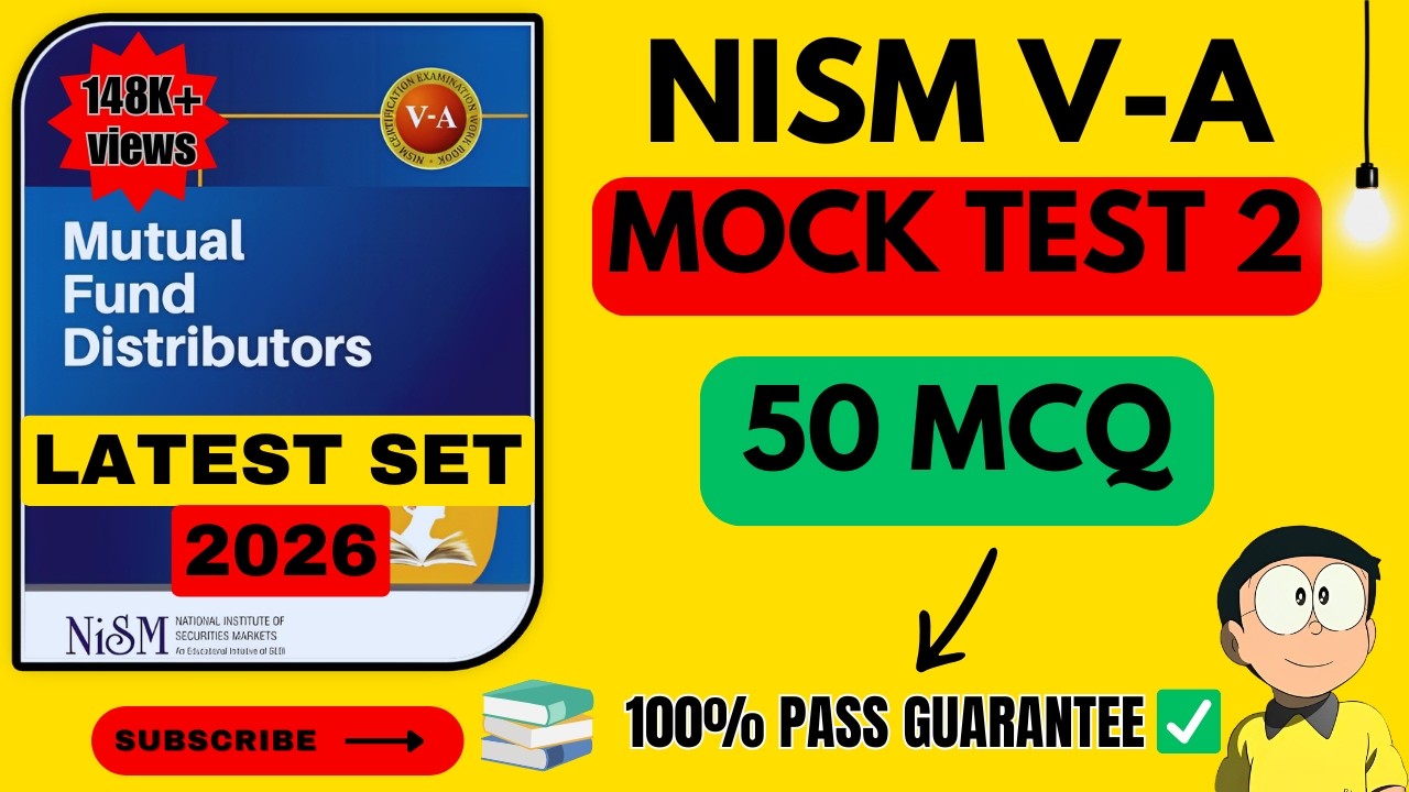 NISM VA MOCK TEST - 2026 | NISM 5A EXAM PREPARATION | NISM MOCK TEST in HINDI 2026 | #nism5a #nism
