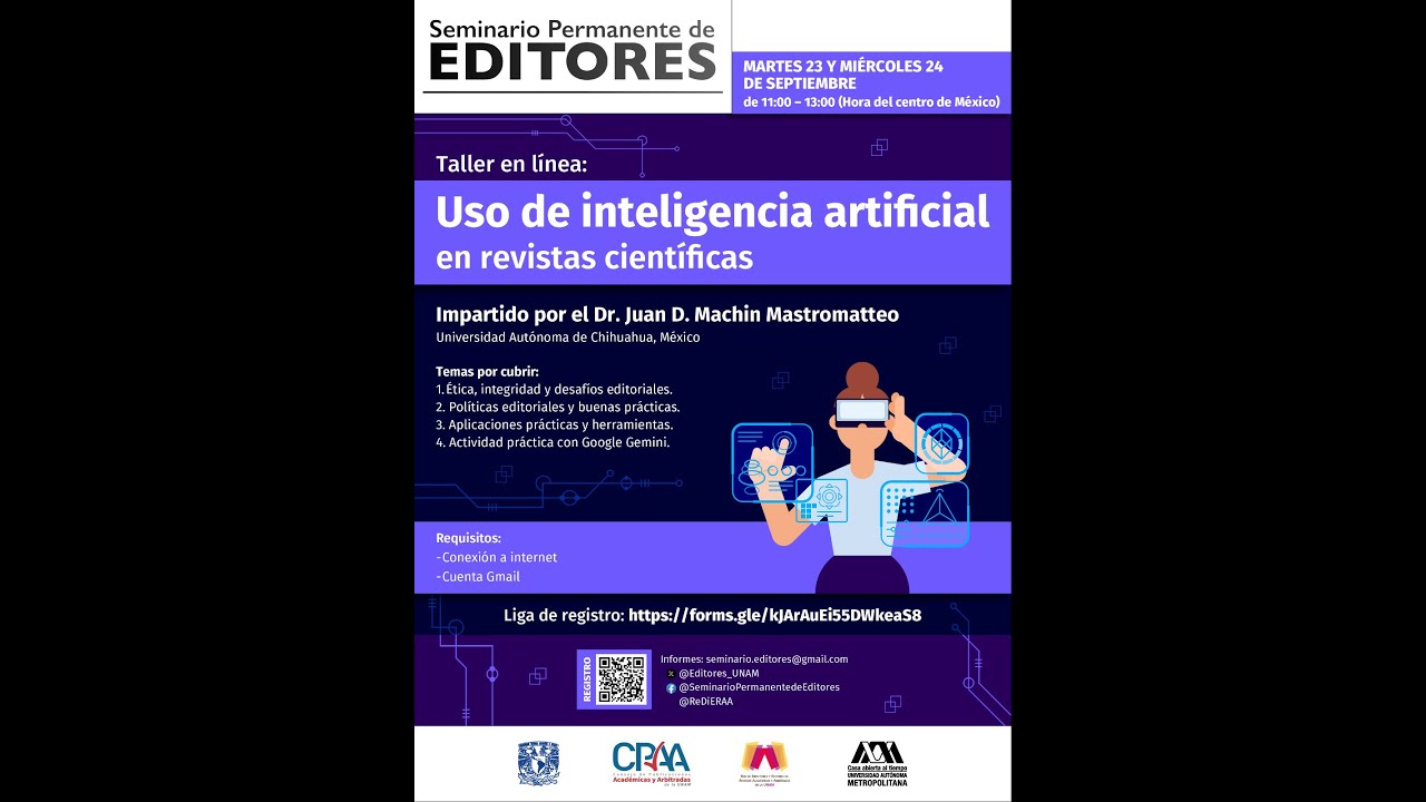 Taller: Uso de inteligencia artificial en revistas científicas parte 1