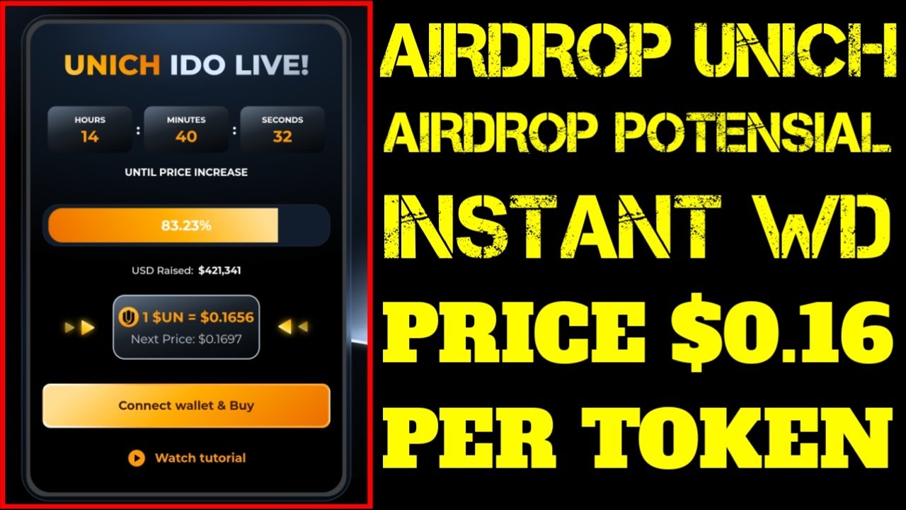 AIRDROP UNICH !! AIRDROP GRATIS POTENSIAL, AIRDROP GRATIS - AIRDROP CRYPTO