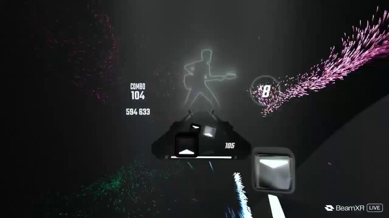 playing Modern Beatsaber