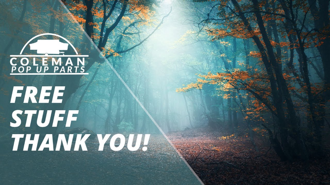 ~ Thank You ~ From Coleman Pop Up Parts