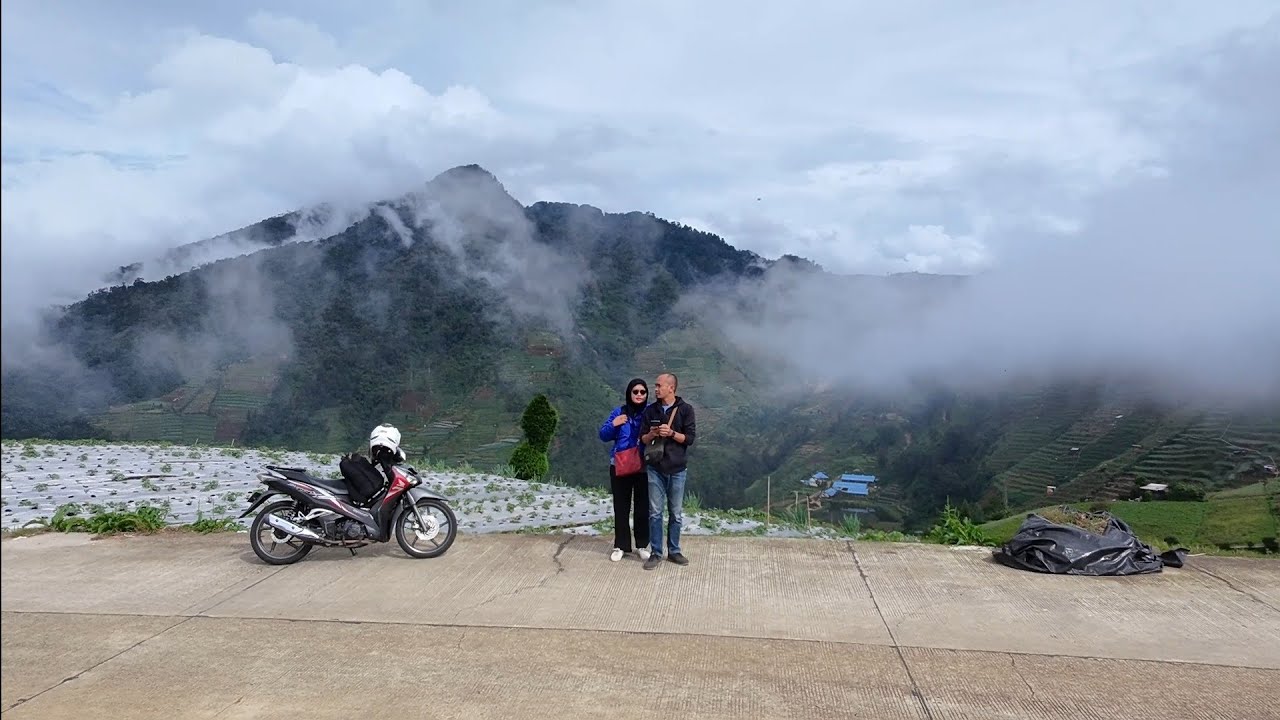 Dieng melewati Tanjakan Krakalan Bawangan | Supra X 125 aja kuat kok