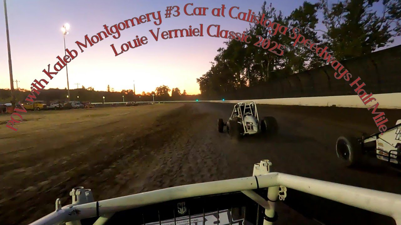 Kaleb Montgomery #3 POV Racing Calistoga Speedway
