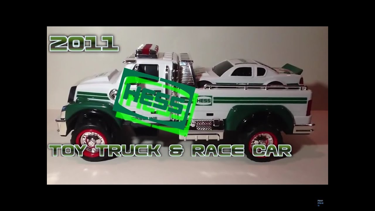 Video Review of the Hess Toy Truck: 2011 Hess Toy Truck and Race Car