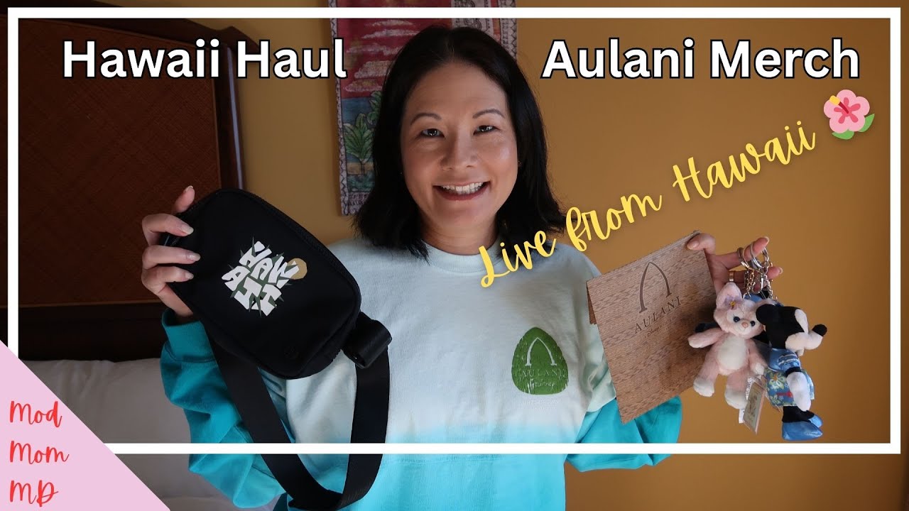Hawaii Haul and Disney Aulani Merchandise | Pandora, Lululemon, ALOHA Collection | modmom md