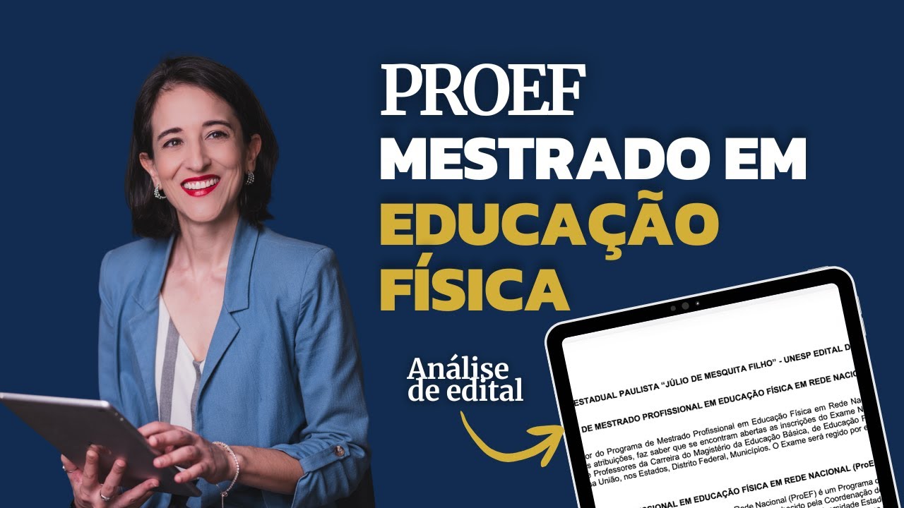Edital PROEF | Mestrado Profissional em Educação Física em Rede Nacional