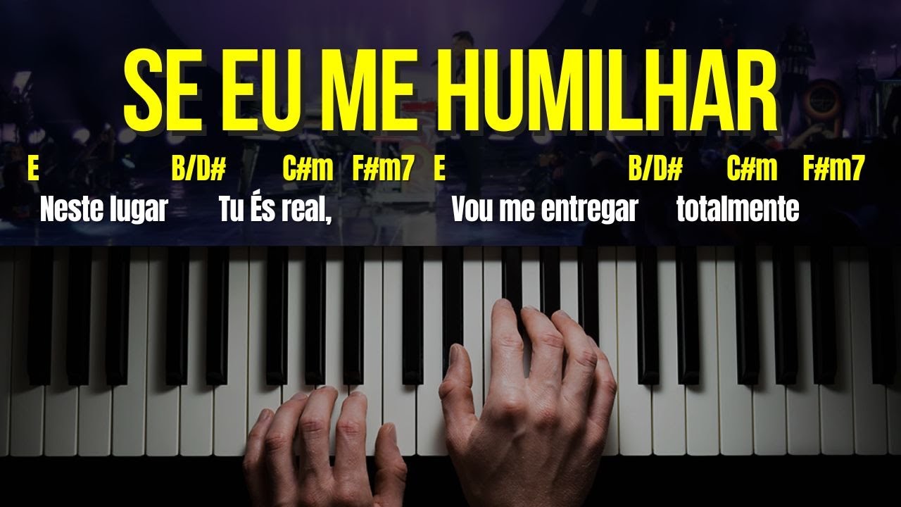 Se eu me humilhar - DiscoPraise - Aula de Teclado