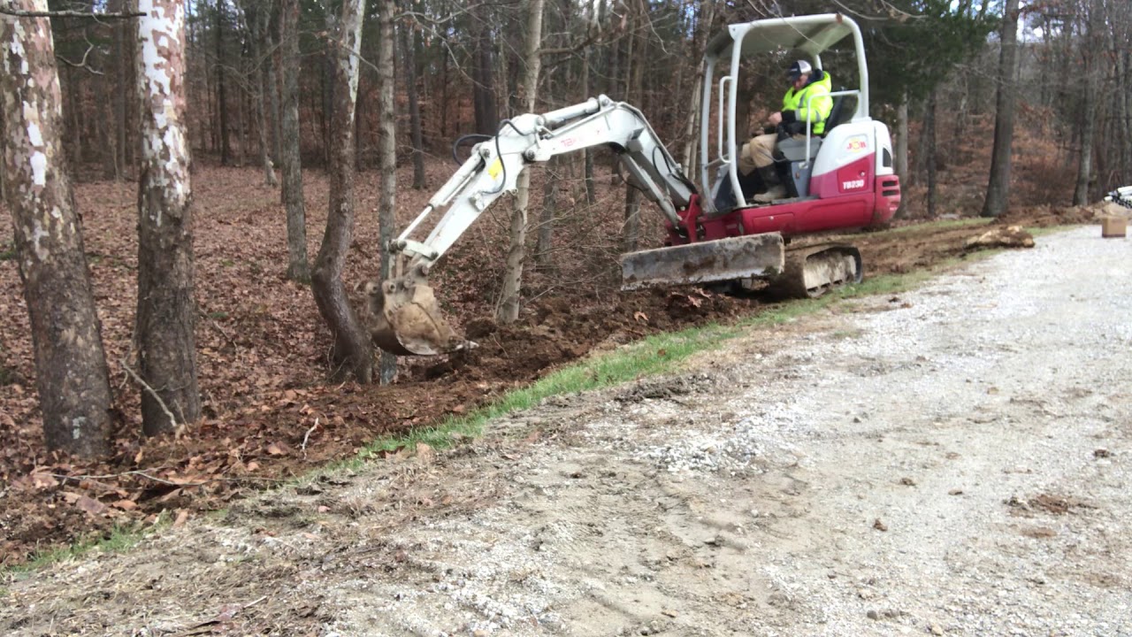 Takeuchi TB230 backfilling!