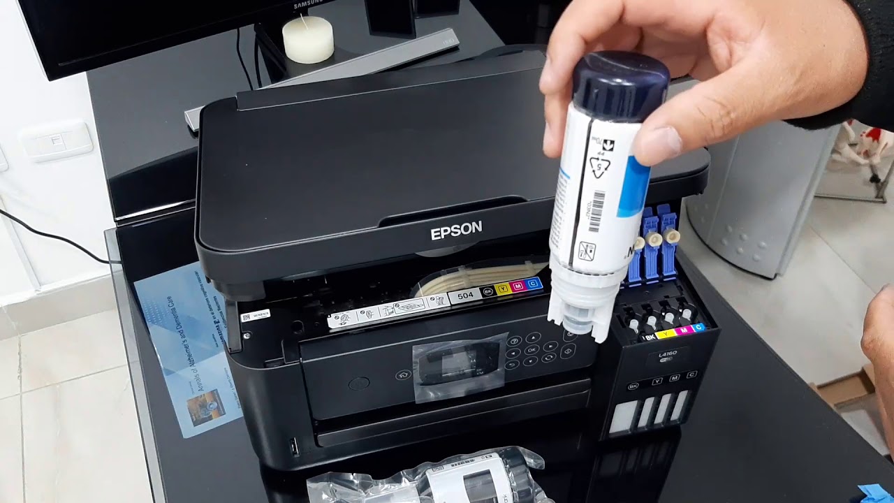 CÓMO INSTALAR  IMPRESORA EPSON L4160 POR PRIMERA VEZ - PASO A PASO - MUY FÁCIL.