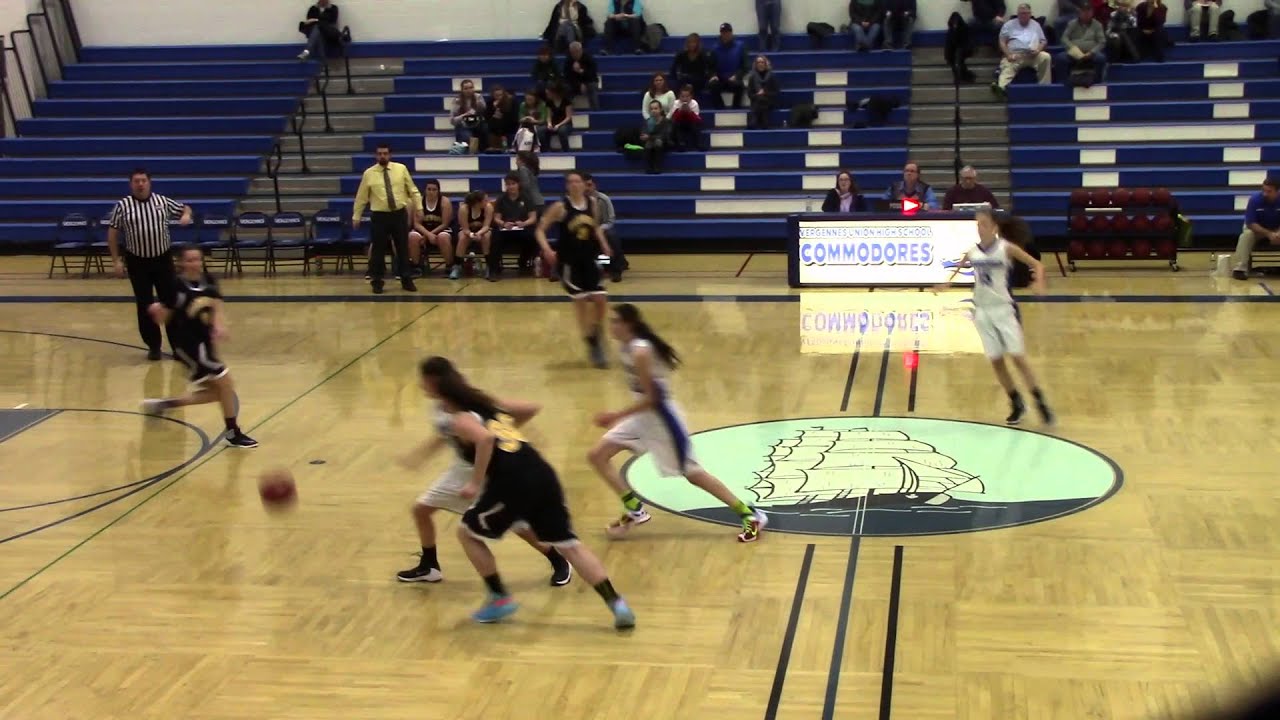 VUHS Varsity Girls Basketball vs Harwood 12.28.15