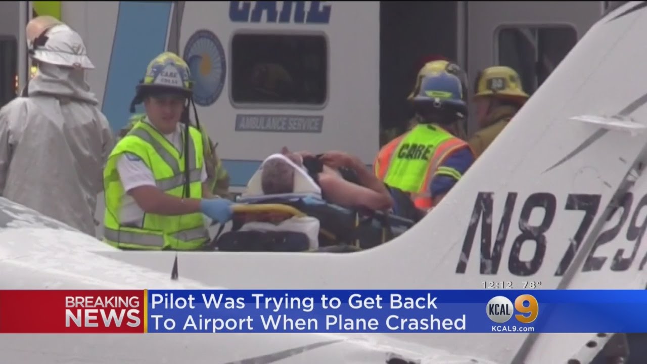Man, Woman On Board Crashed Plane Hospitalized With Major Injuries