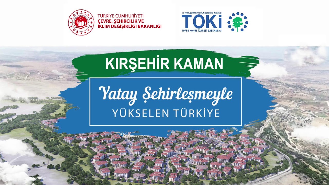 KIRŞEHİR KAMAN HAK SAHİPLERİ KONUT BELİRLEME KURA ÇEKİLİŞİ