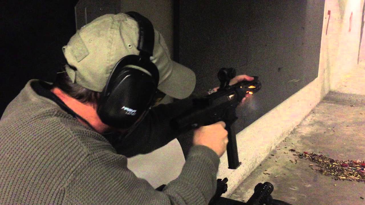 9mm test firing MVB Micro Pistol Kit (MPK) AR15 by Gun Point