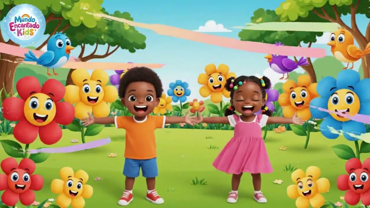 🌸🐦 A Primavera Chegou! 🌼 | Flores e Passarinhos Dançando 🎶 Música Infantil Divertida 👶💛