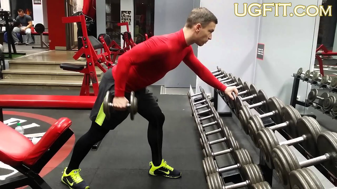 Evez&eacute;s egykezes s&uacute;lyz&oacute;val (f&eacute;rfi) | UGFIT.com