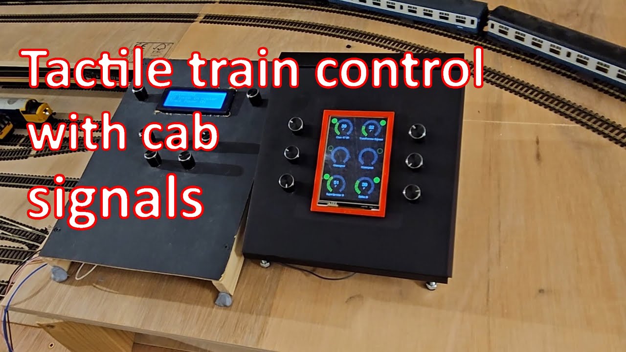 Knobbox mk3 - Custom-built tactile throttles in JMRI with enhanced screen and signal indicators