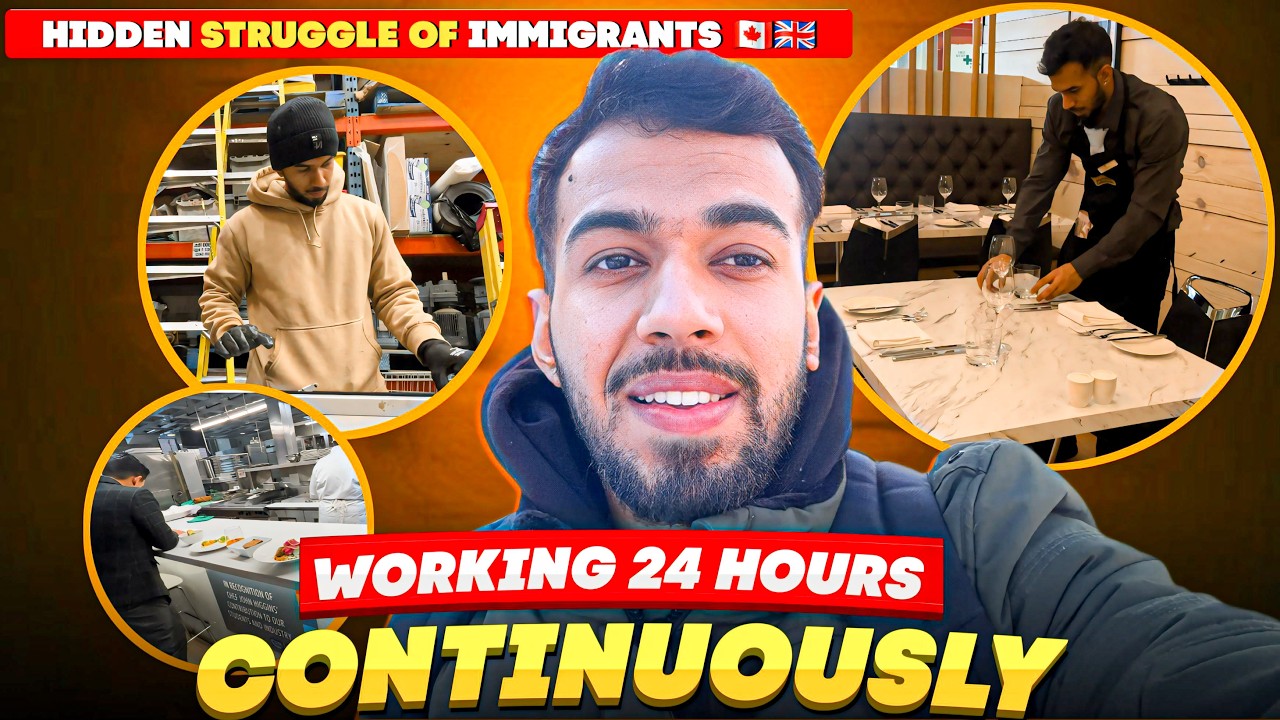 3 JOBS IN 24 HOURS NON STOP WORK IN CANADA | LIFE OF AN INTERNATIONAL STUDENT : BALANCING INTERNSHIP