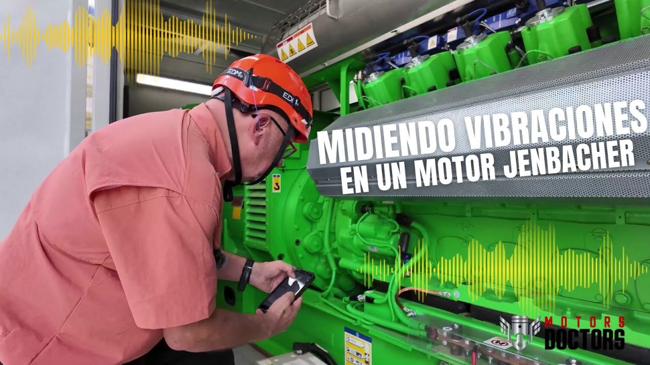MIDIENDO VIBRACIONES EN MOTOR JENBACHER J420