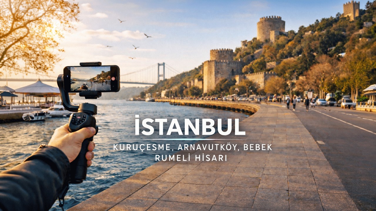 Kuruçeşme, Arnavutköy, Bebek, Rumeli Hisarı | Istanbul Seaside Tour 4K