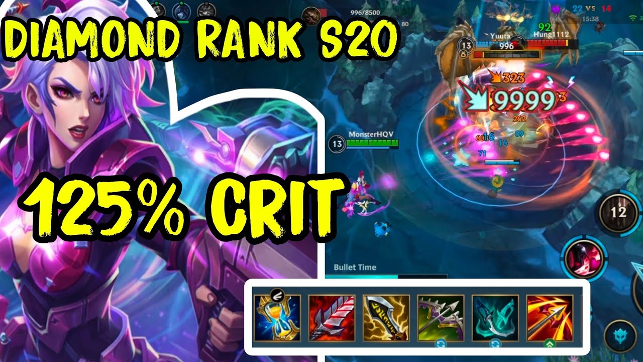 MISS FORTUNE 125% CRIT BUILD – Diamond Rank Domination | Season 20 | WildRift