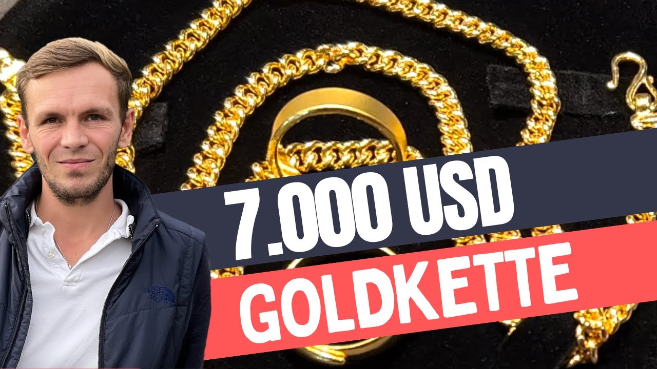 Mit Gold reisen: 24k (999) Goldkette macht's einfach!