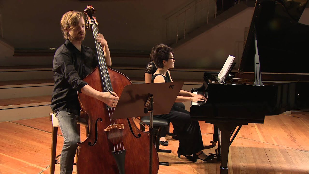 Matthew McDonald plays Hindemith Sonata for double bass 1st mvt