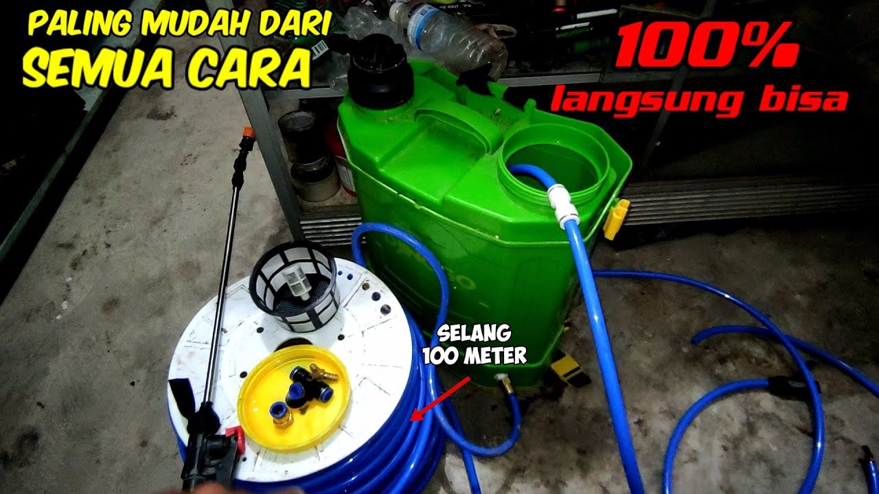 Cara terbaru dan paling mudah merakit sprayer electrik menjadi tanpa gendong