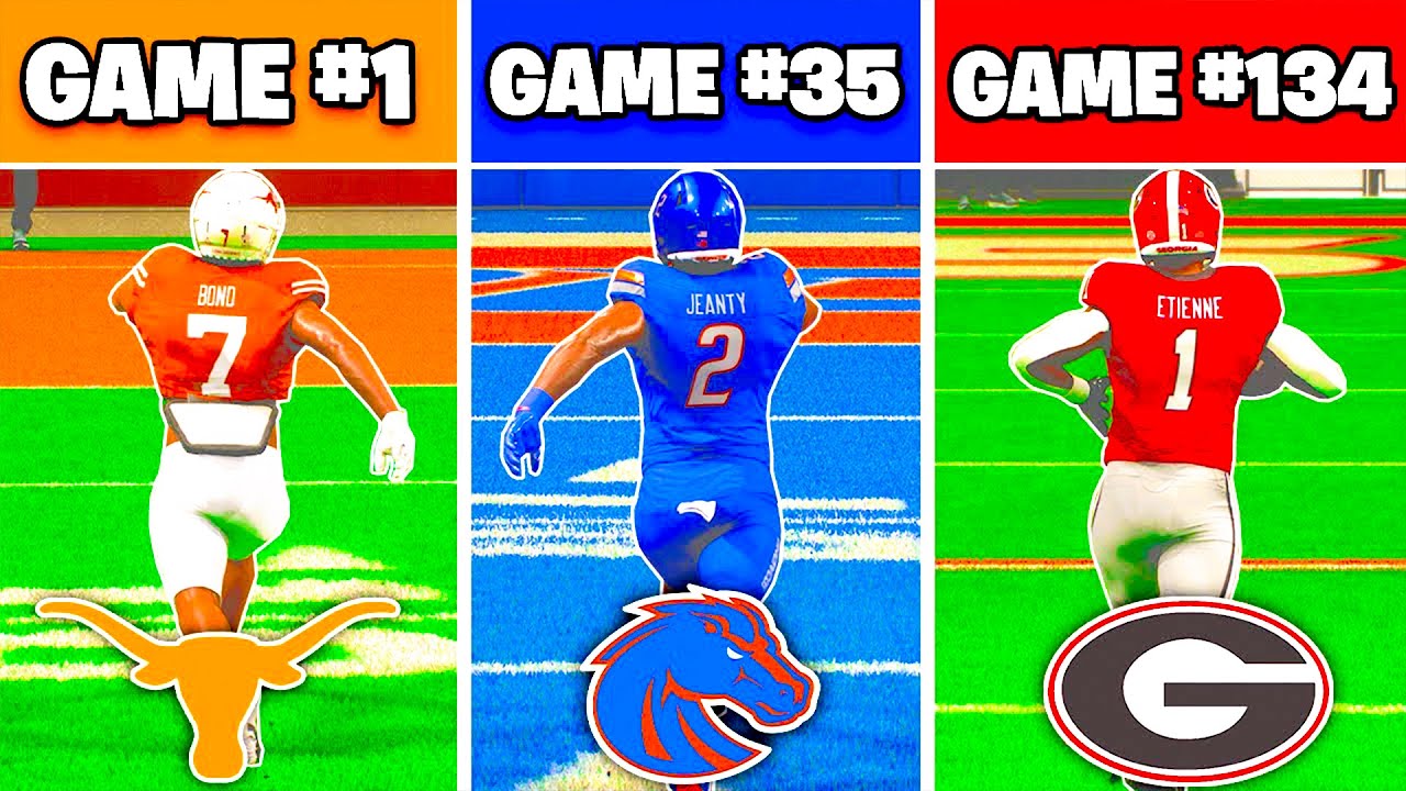 Winning A Game With EVERY SCHOOL in College Football 25!