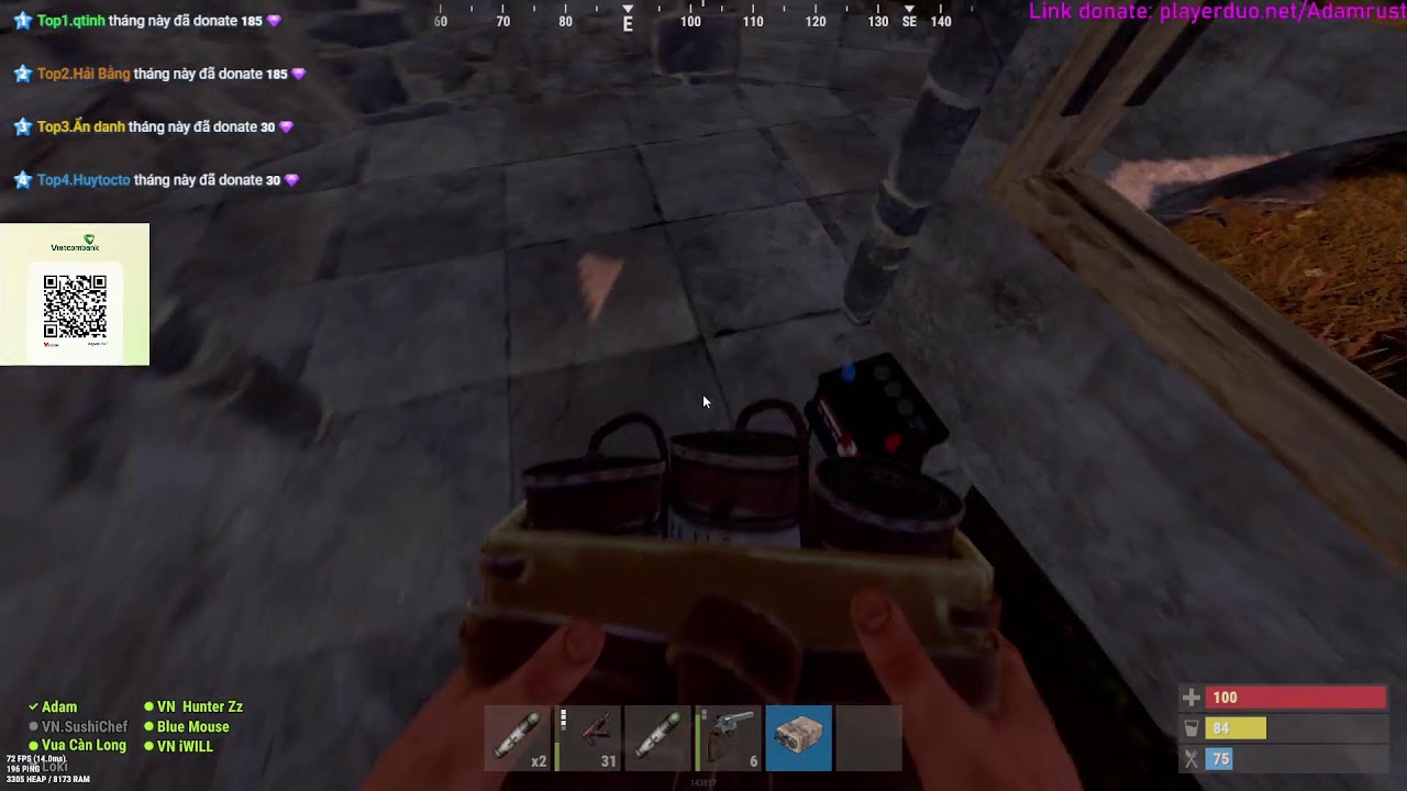 Chúng tôi lại trở lại vùng trời Eu Day3,  Clan 800pop  #rustgame Việt Nam