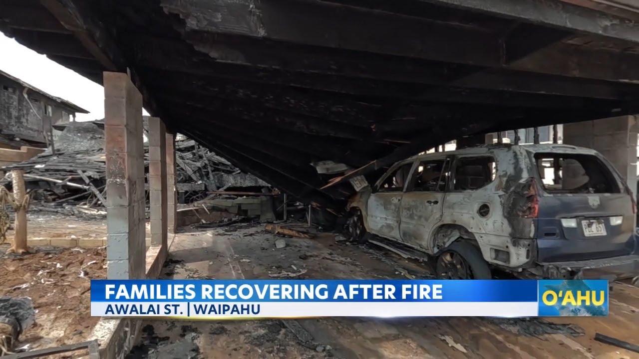Waipahu residents describe escaping huge fire that impacted 3 homes