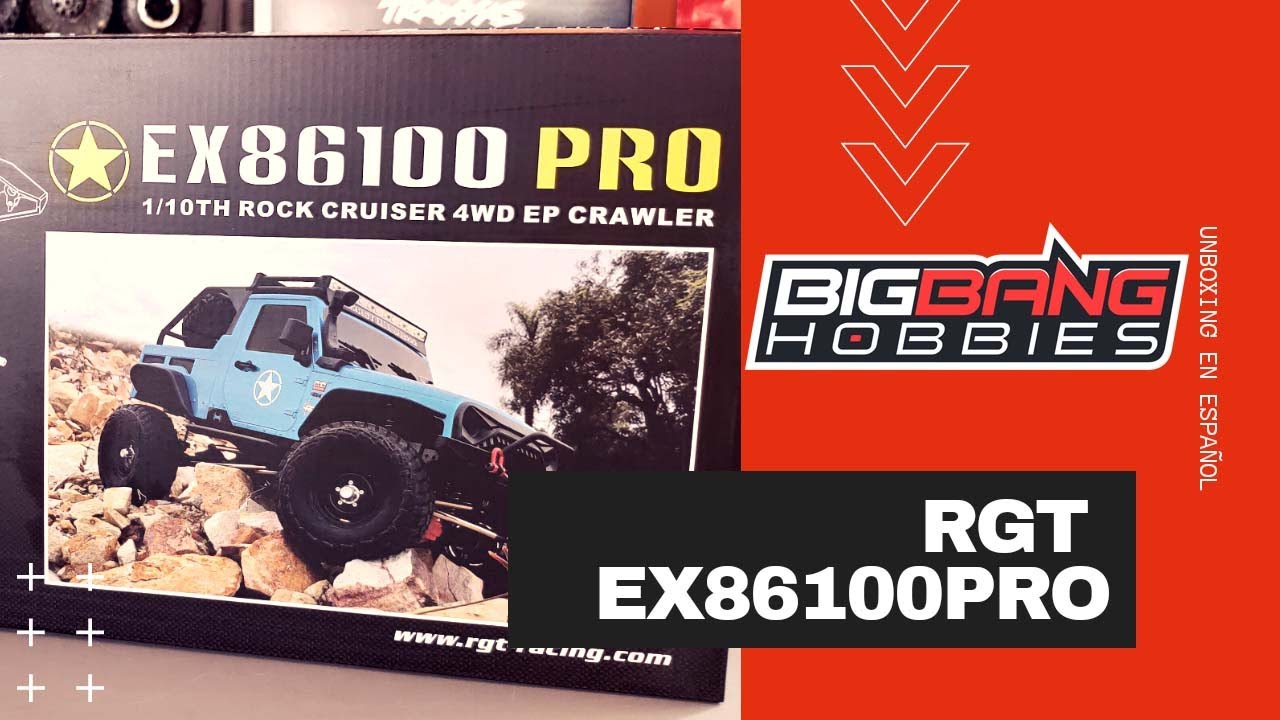RGT EX86100PRO 1/10 Crawler 4x4 Unboxing en español
