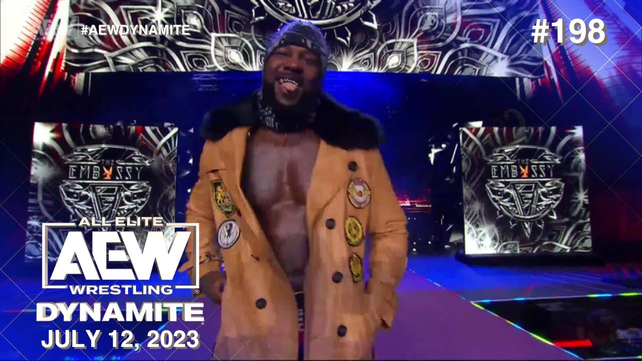 Swerve Strickland entrance with Prince Nana: AEW Dynamite, July 12, 2023