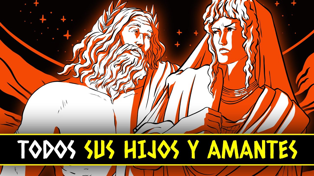 ¿Cuántos hijos y amantes tuvo Zeus? ¿En qué orden nacieron? (Mitología Griega) | Mitos & Leyendas