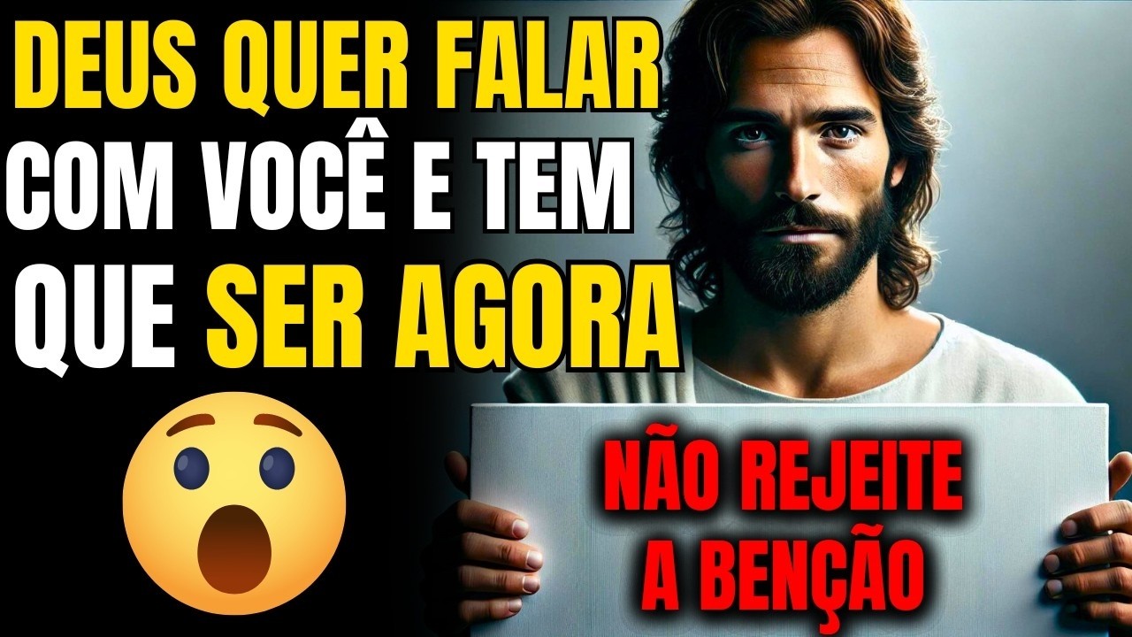 DEUS QUER REALIZAR UM MILAGRE EM VOCÊ HOJE! ABRA OU PERDERÁ..