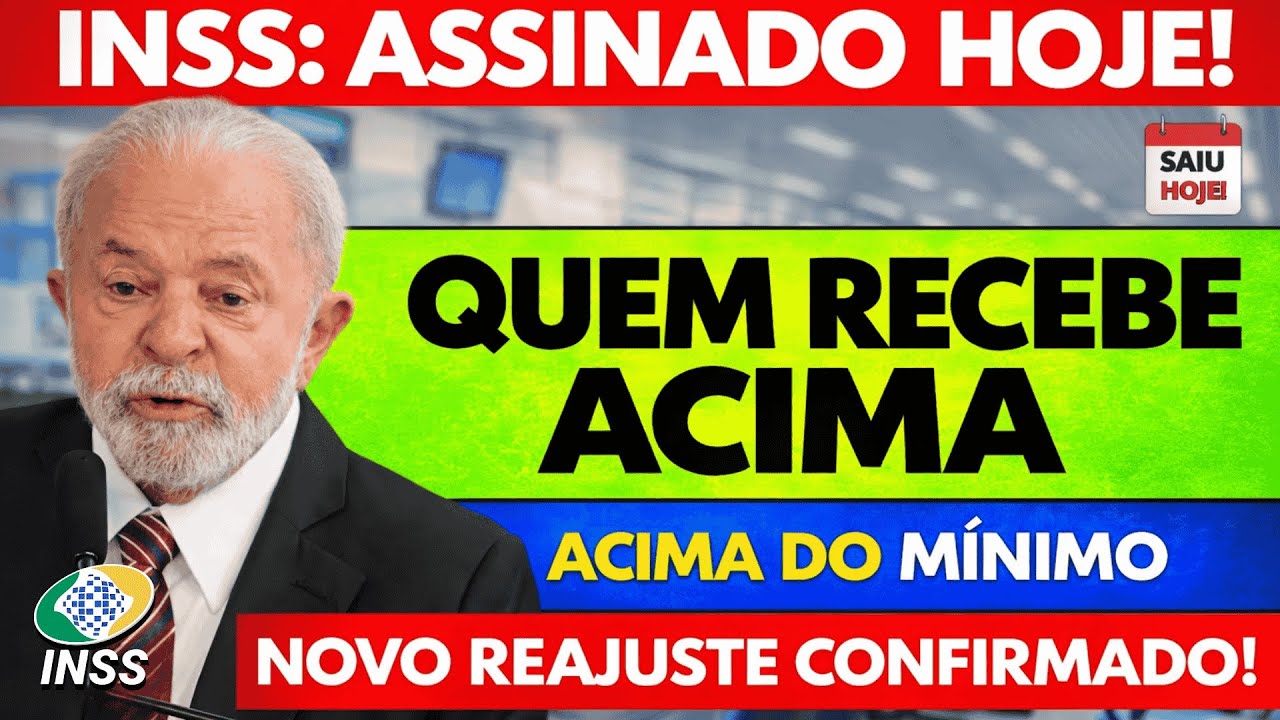 SAIU no DIÁRIO OFICIAL: Quem Recebe ACIMA DO MÍNIMO tem SURPRESA em JANEIRO!