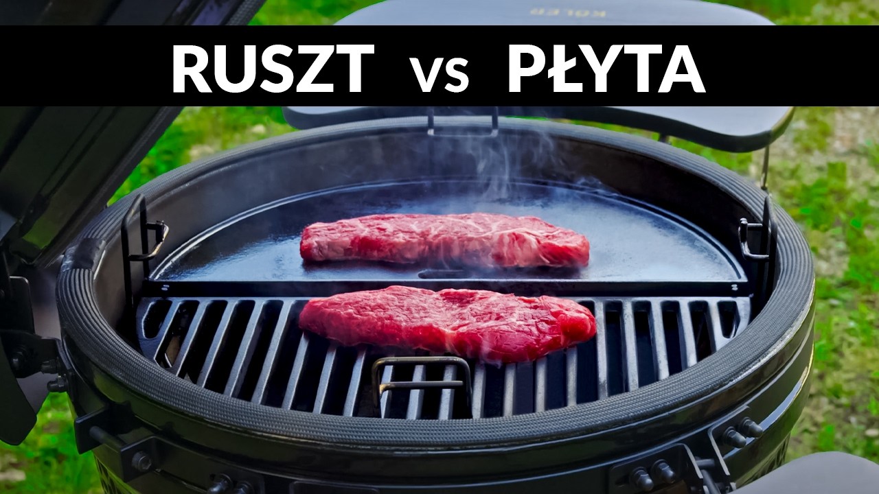 Stek z rusztu czy z płyty żeliwnej? Czym się różnią? Test na grillu ceramicznym KOLER KAMADO @TopGar