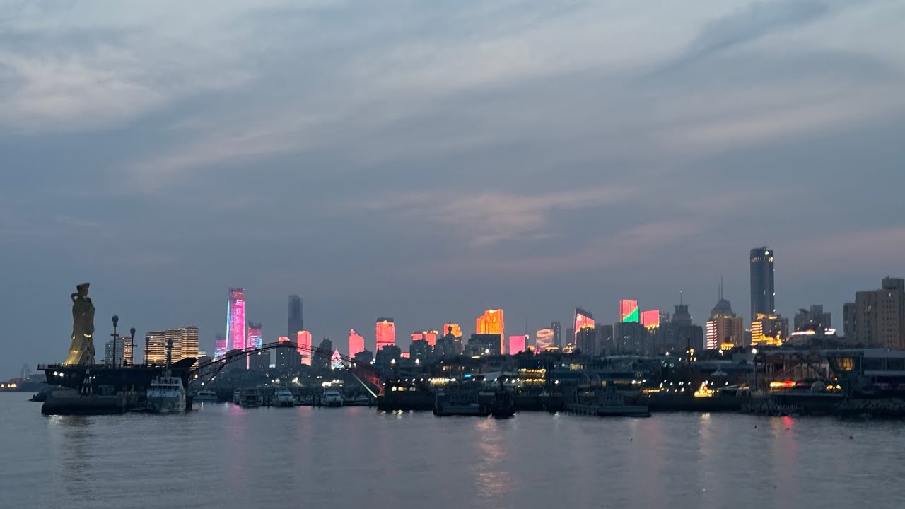 Qingdao || shandong || memories || china || Qingdao university || Maidao island ||skyline night view