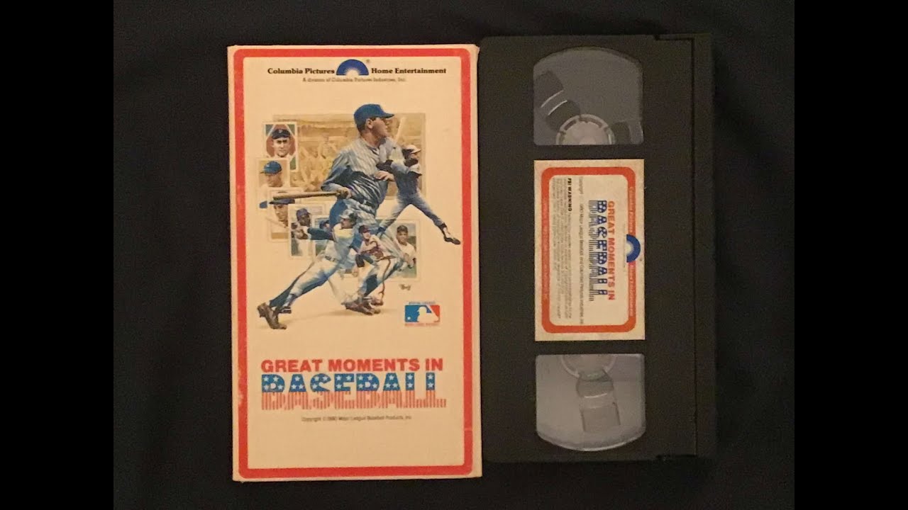 Opening & Closing to Great Moments in Baseball 1980 VHS [Columbia Pictures Home Entertainment]