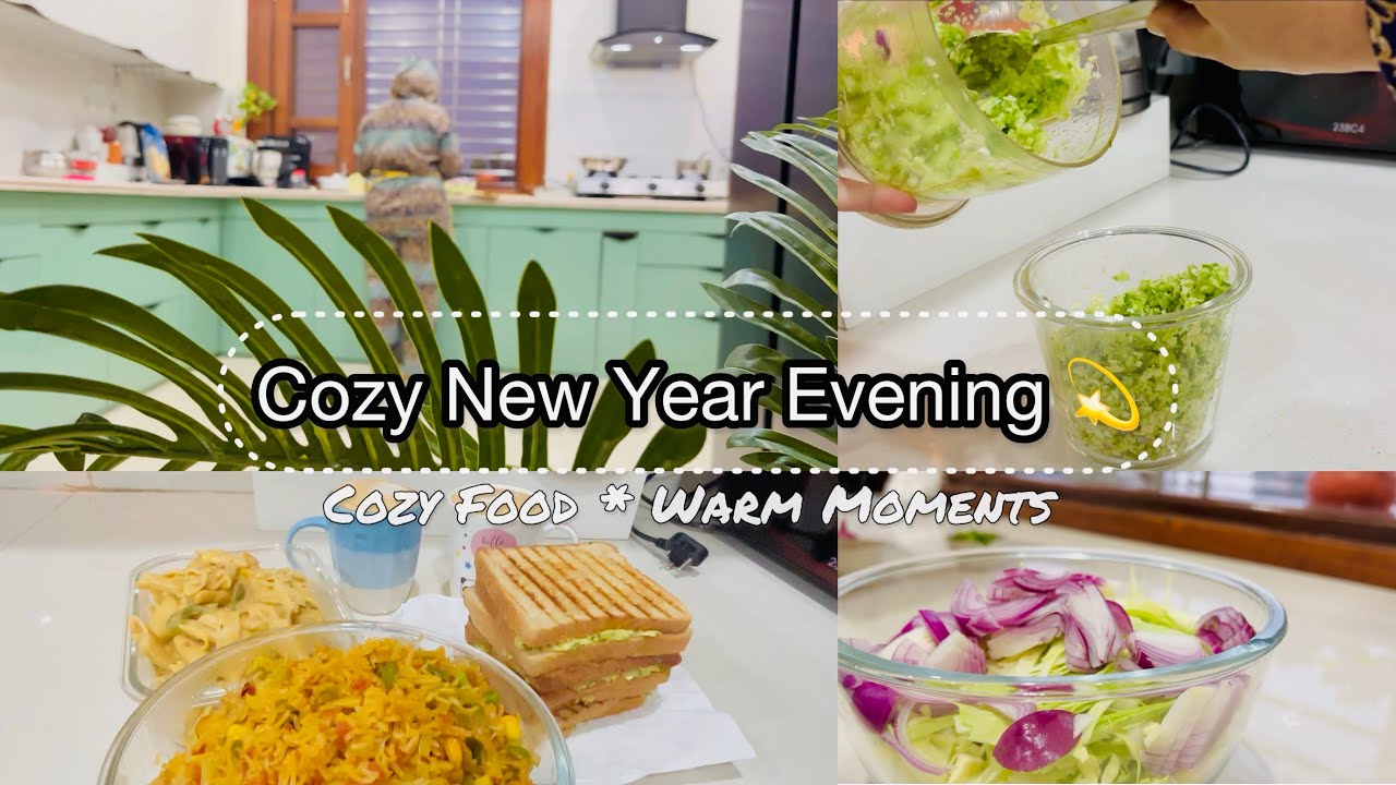 Cozy New Year Celebration at Home ✨ | Cozy Winter Cooking & Family Evening