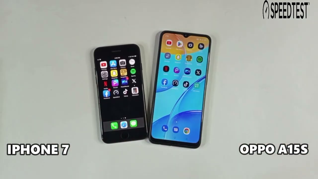 | Iphone 7 Vs Oppo A15s | Speed Test | Comparision | 2023 |