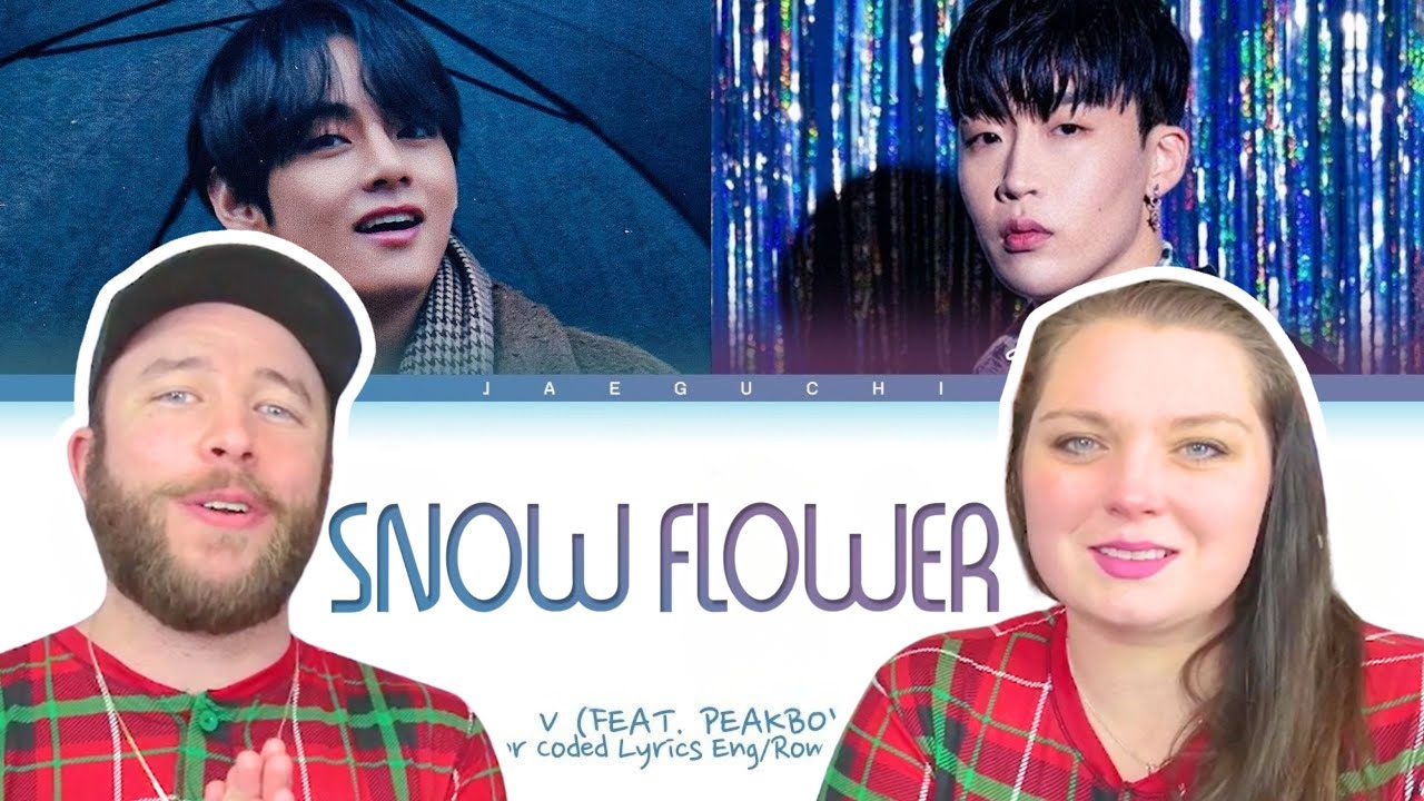 OMG, HIS VOICE! | Snow Flower (feat. Peakboy) by V | CHRISTMAS REACTION