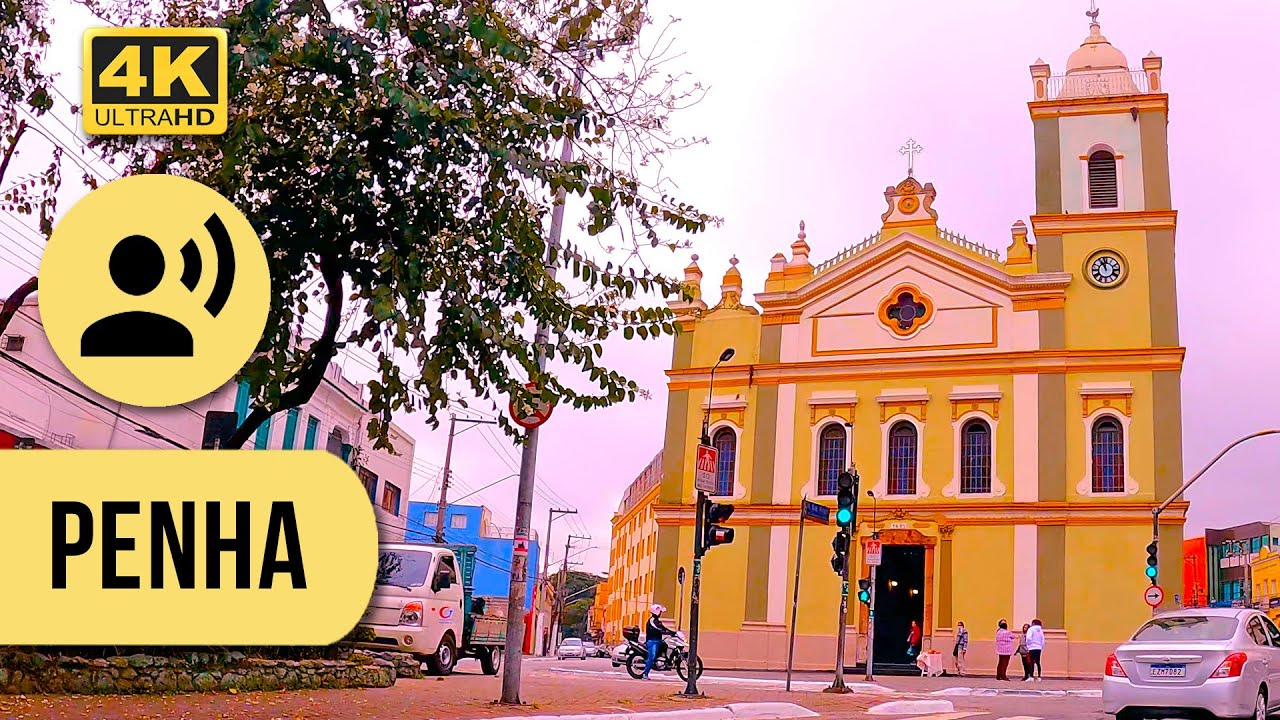 Dirigindo na Penha de França, bairro da Zona Leste de São Paulo (com narração)  ⁴ᵏ⁶⁰ #172