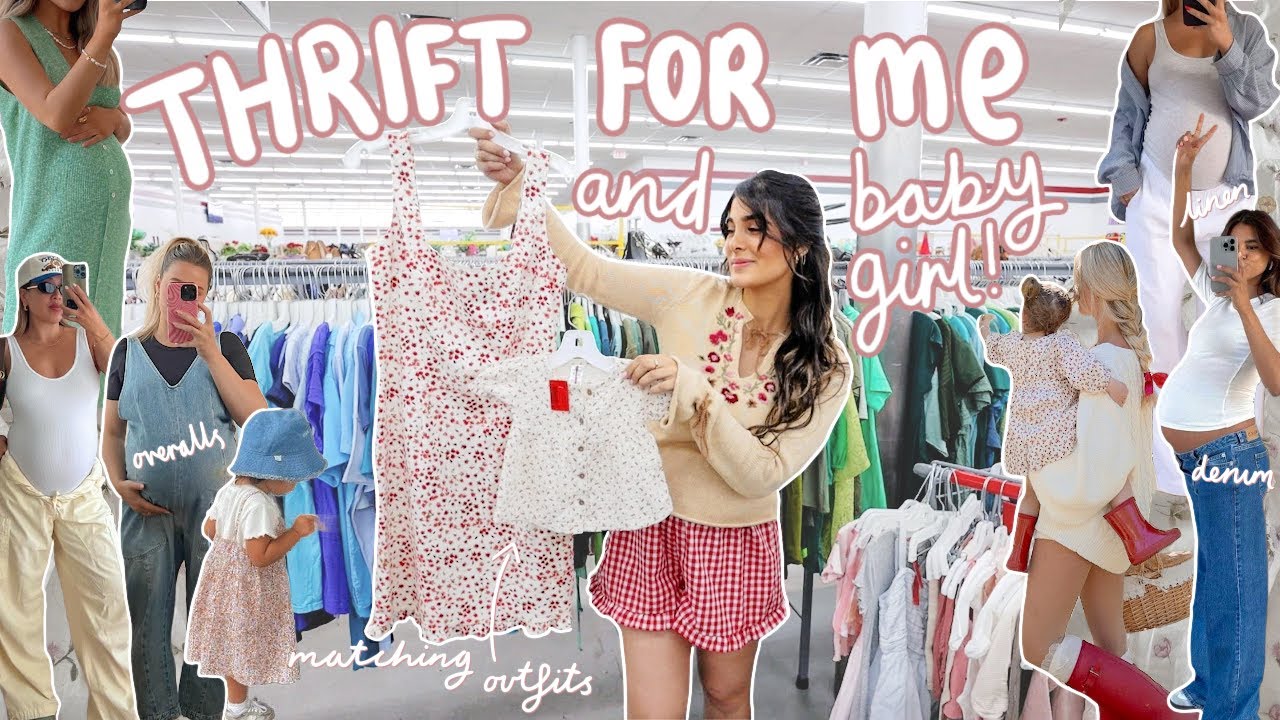 THRIFT WITH ME for my BABY BUMP and BABY GIRL! 👶🏻🎀  *soo much cuteness!*