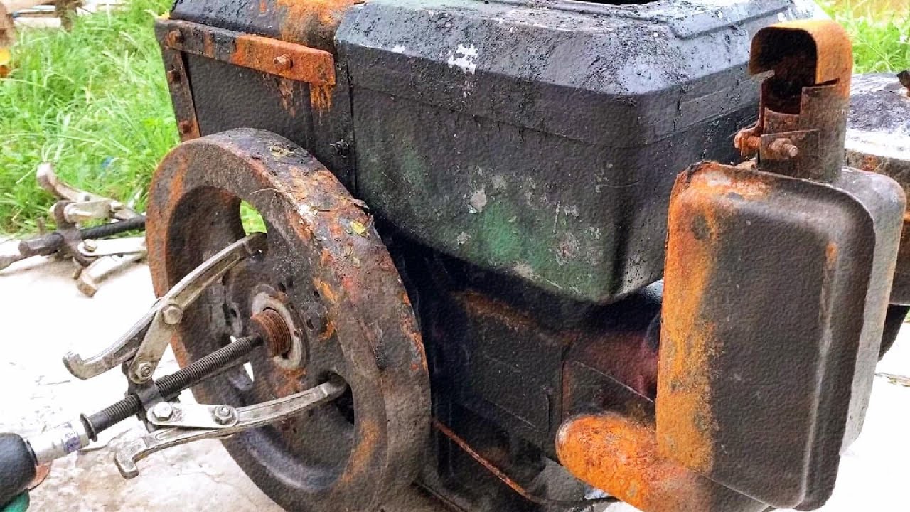 Restoring old diesel tractor engines | Restore D10 agricultural tractor engine