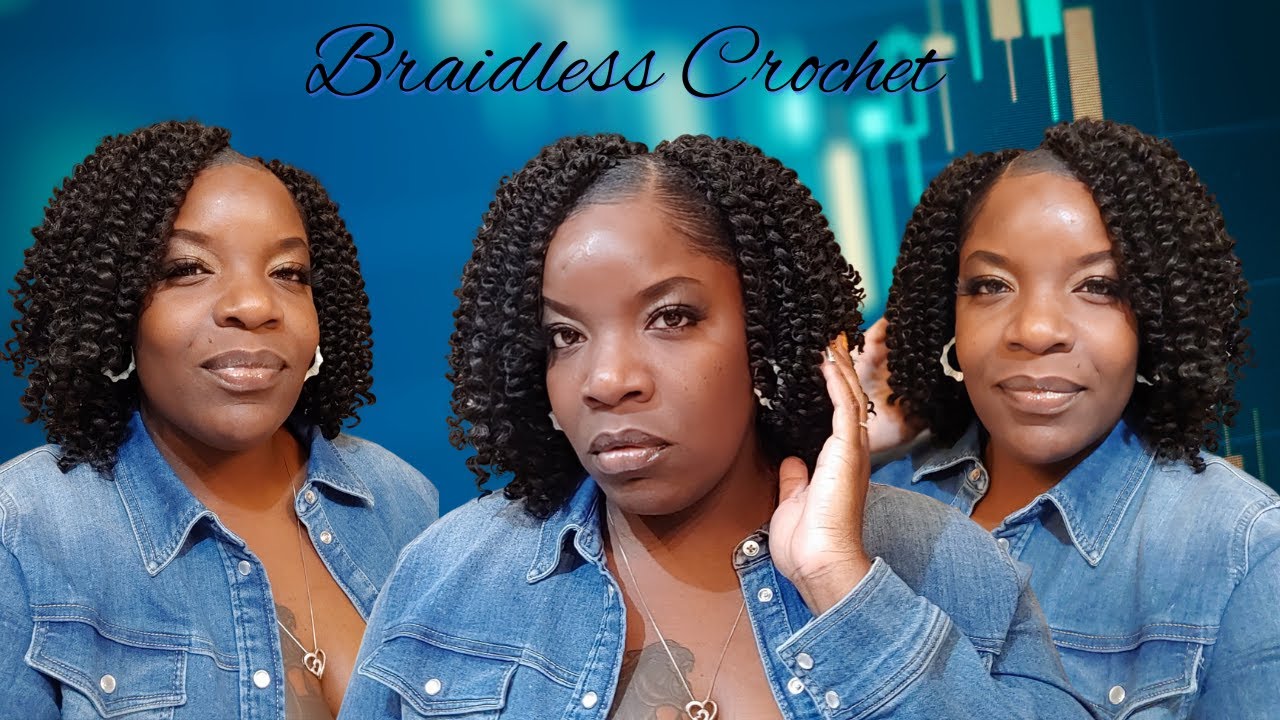 Can't Braid? Try this Easy Braidless Crochet! Under 2 hours|Simple to Install|Subscriber Thanks
