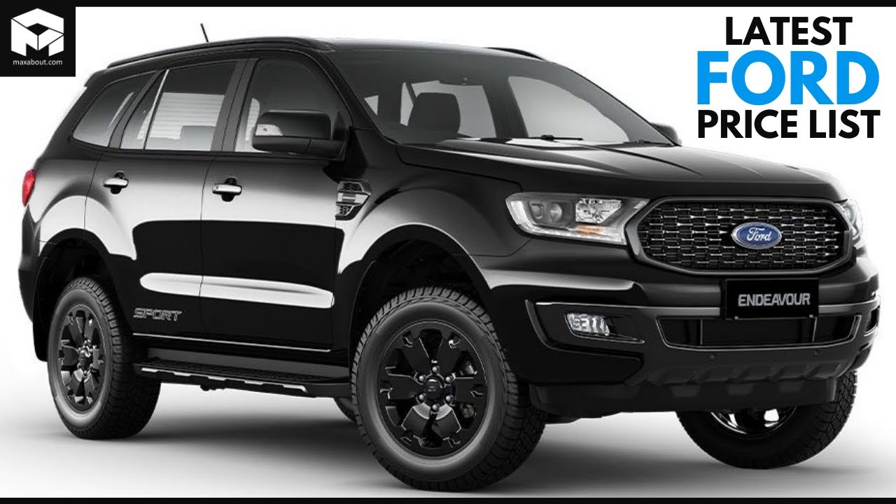 Ford Cars Price List in India [2020]