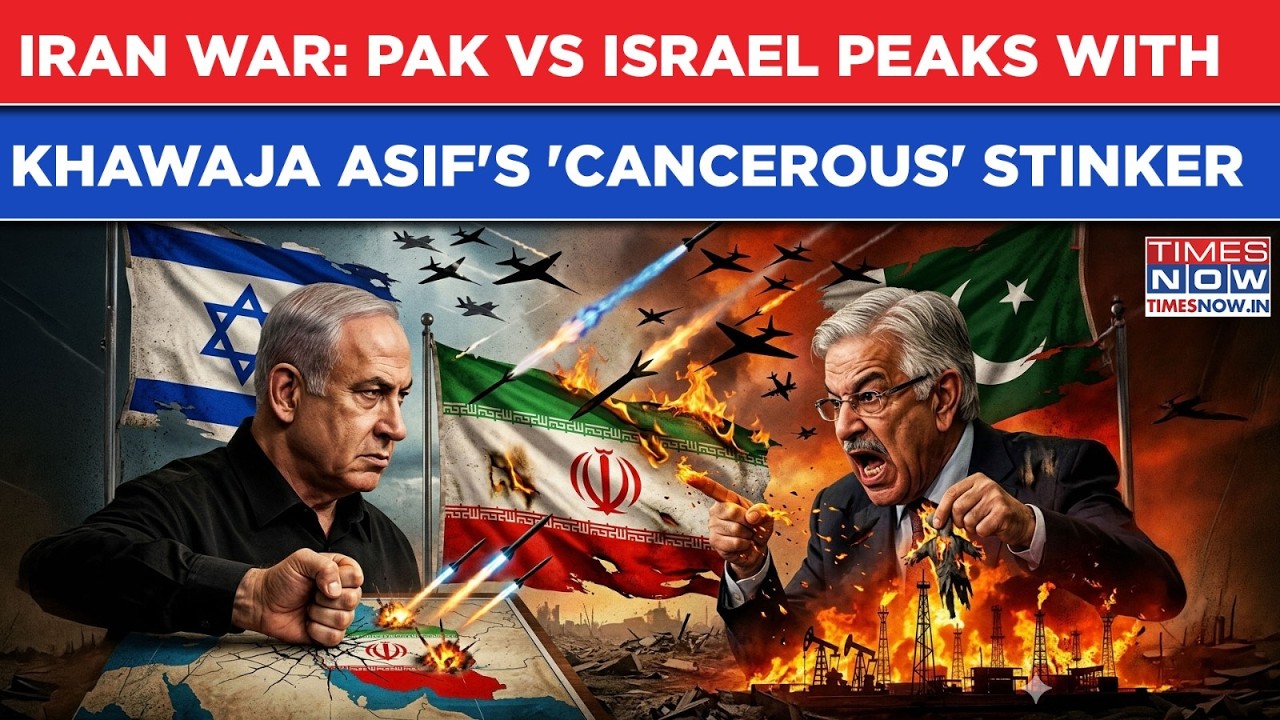 Iran War: Pakistan VS Israel Peaks After Khawaja Asif's 'Cancerous' Stinker| Netanyahu Hits Back