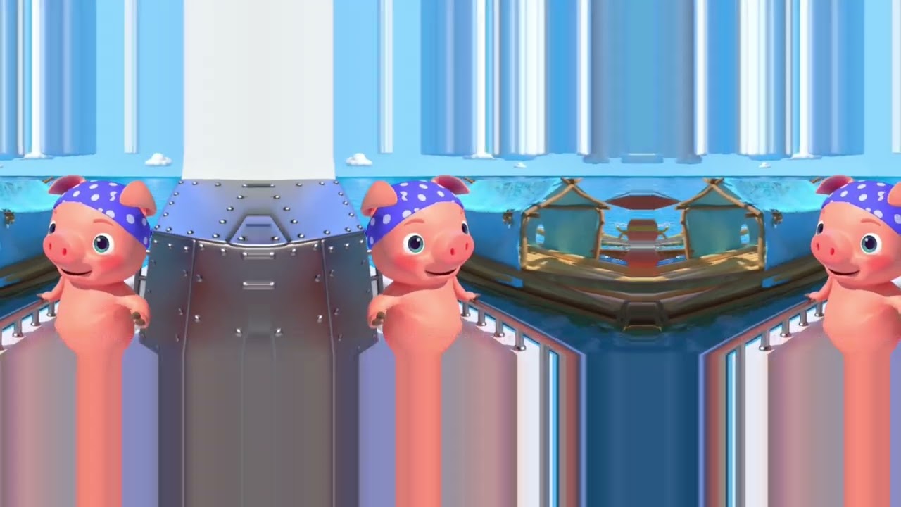 The third pigs ships,made of steel🐷⛵🦾(sponsored by: klasky Csupo effects 2001).