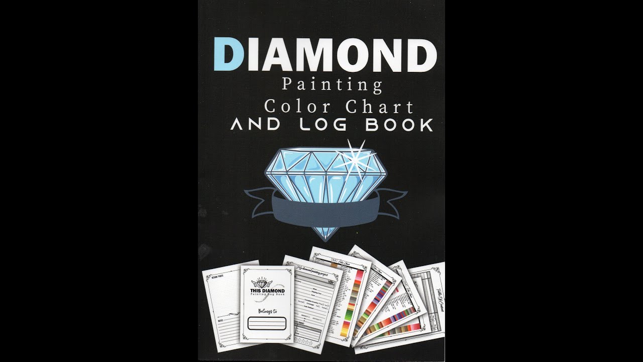 Unboxing Diamond Painting Color Chart Log Book sold by Amazon US