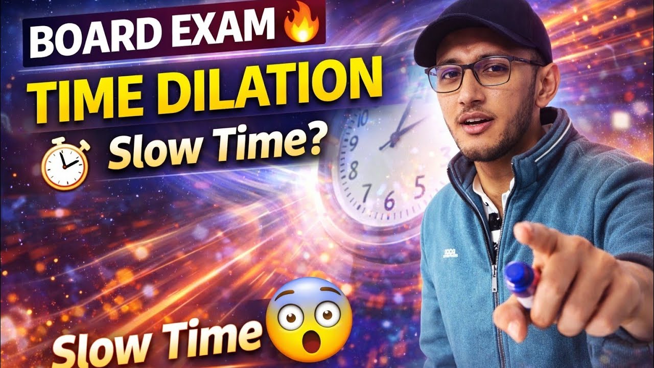 Time Dilation ⏱️ | Does Time Really Slow Down? 😲 | FSc Physics|| class 12||Board Exam|| notes 💯||